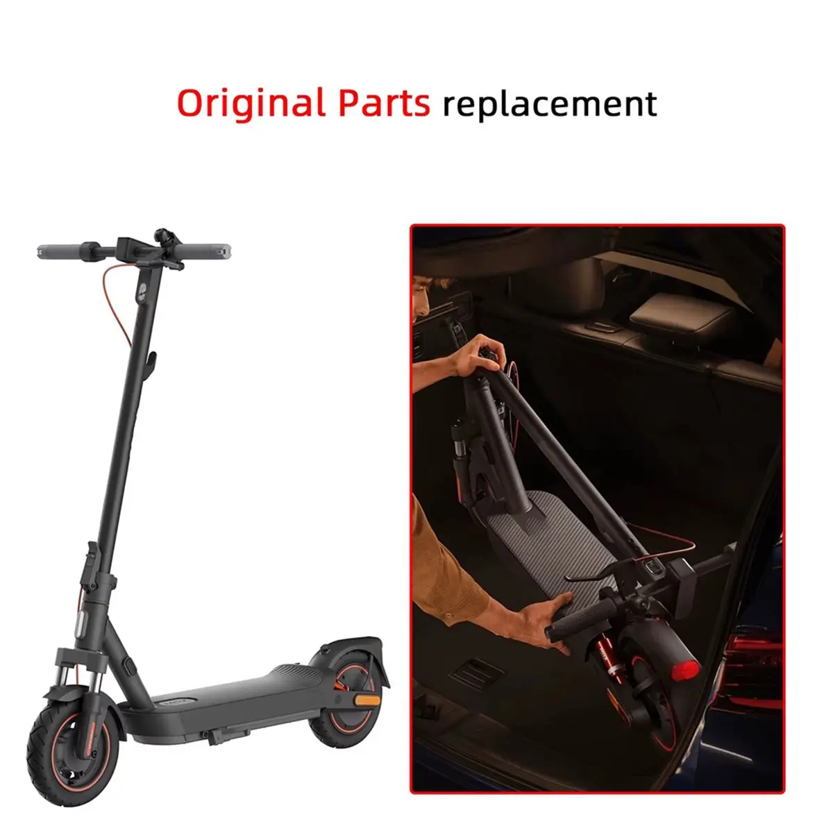 

(X07A) For Xiaomi 5 Max Electric Scooter 10 Inch Front Wheel Hub Aluminum Alloy Rim Front Wheel Hub Replacement Parts