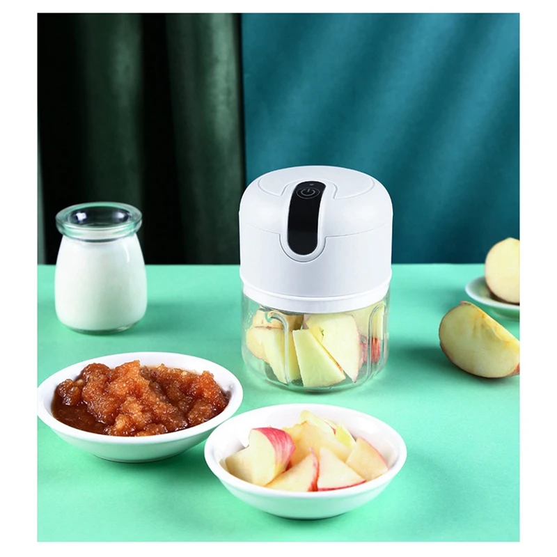 Garlic Masher Chopper With USB Charging Mini Food Processor Multi Chopper Garlic Blender