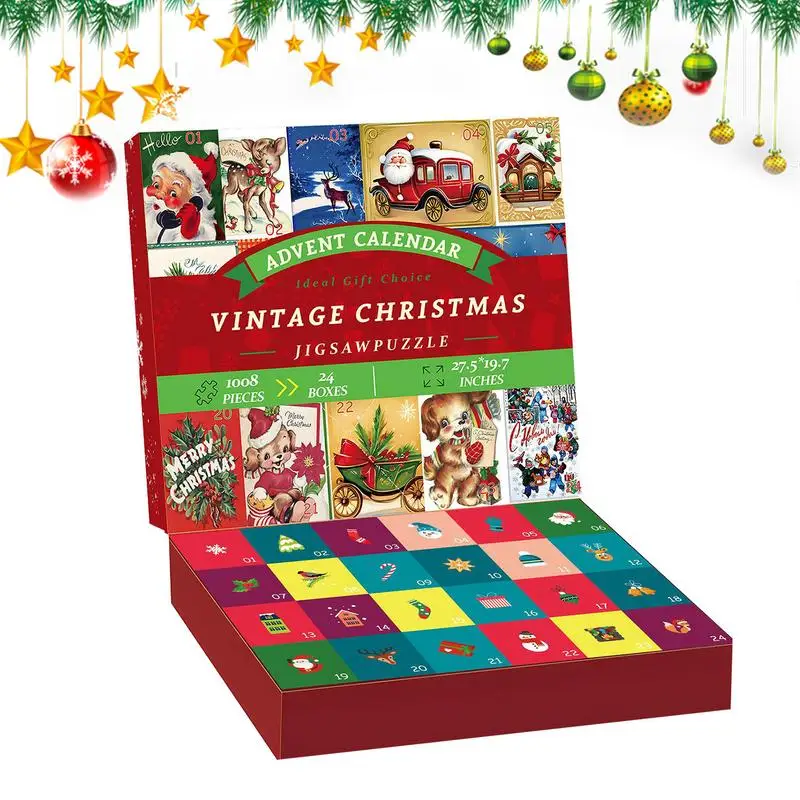 

Advent Calendar Puzzles For Adults Winter Countdown Puzzle Christmas Assemble Puzzles Share Excitement Of Upcoming Holidays