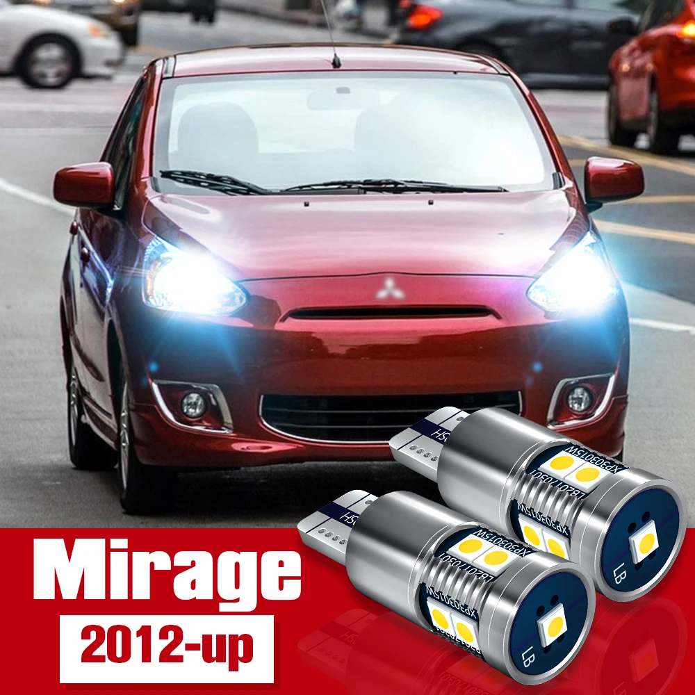 

2pcs LED Accessories Parking Light Bulb Clearance Lamp For Mitsubishi Mirage 2012 2013 2014