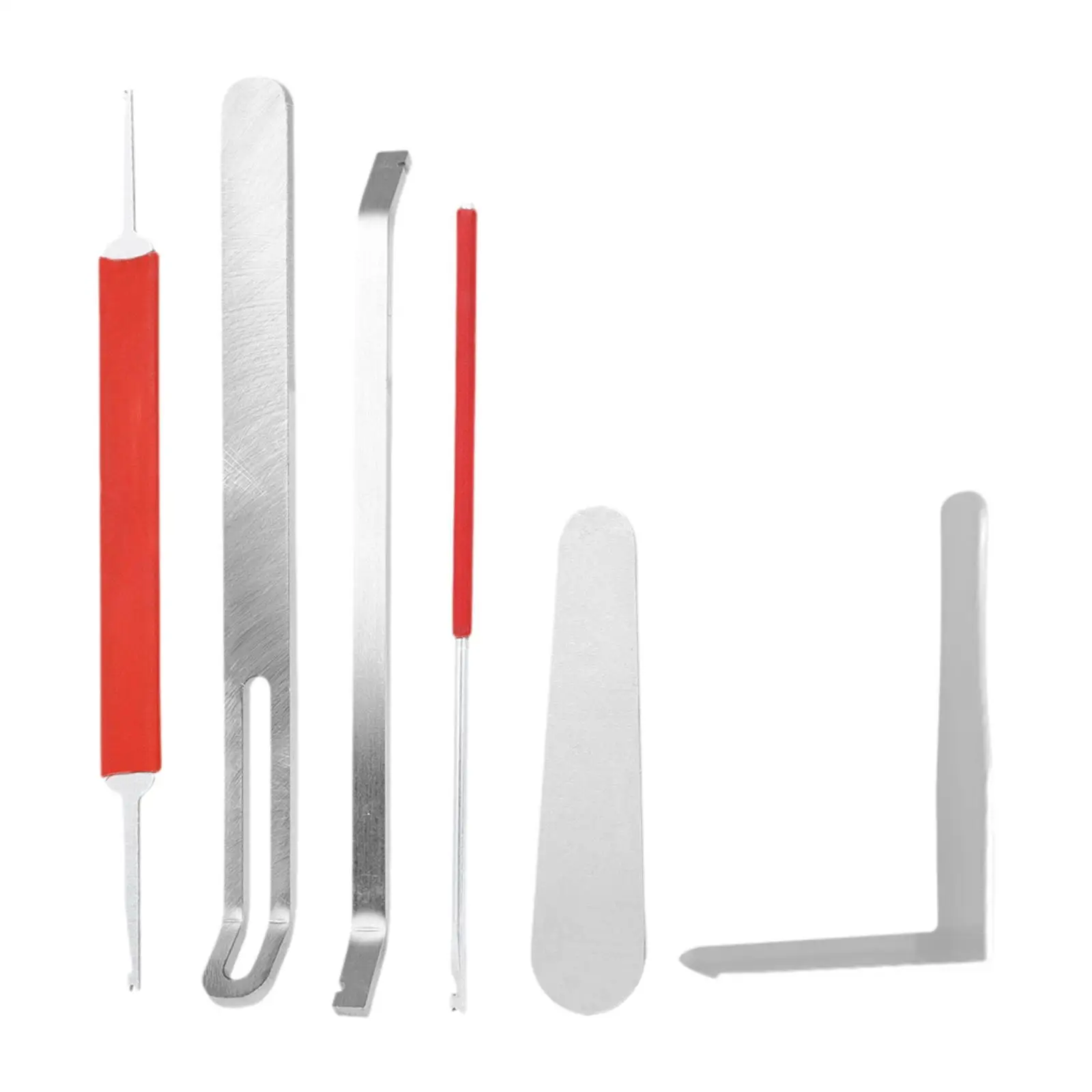 

6 Pieces Saxophone Repair Tool Premium for Sax, Clarinet, Flute, Piccolo Key Cover Adjusting Spring Hook Trimming Tool Set