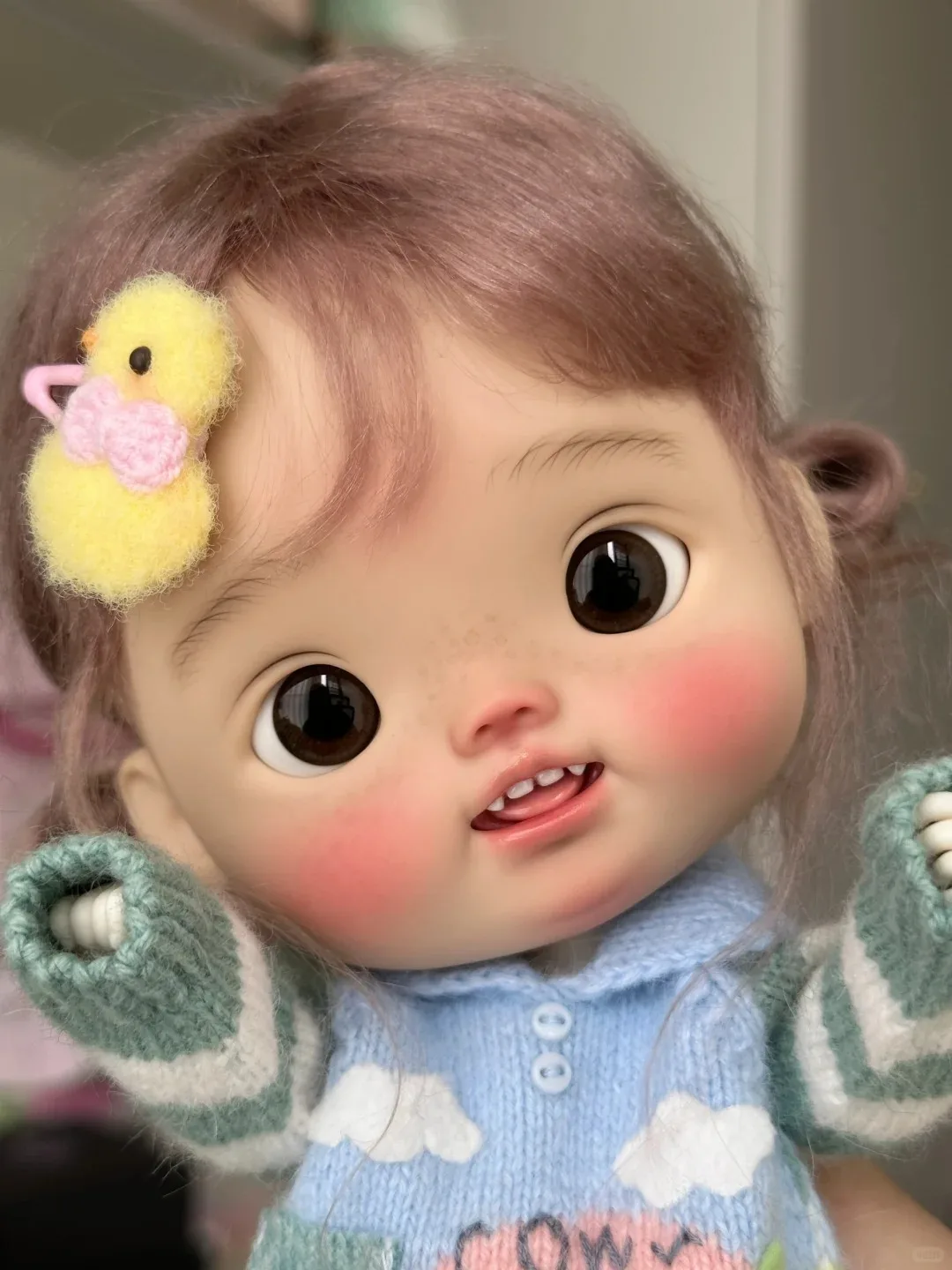 

Новая кукла SD bjd 1/6, милая коричневая кожа ягненка, нежный макияж, высококачественная игрушка из смолы, подарок на день рождения, куклы в предложениях