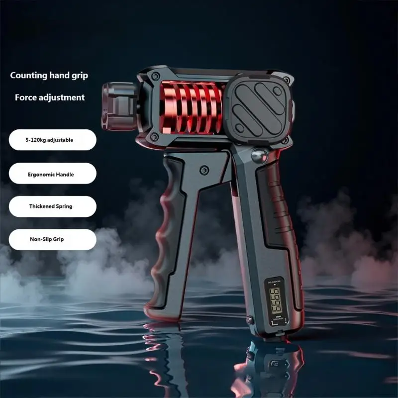 

Electronic Grip Strength Trainer Including Digital Display For Hand Workout And Recovery Construction Suitable For K1YF
