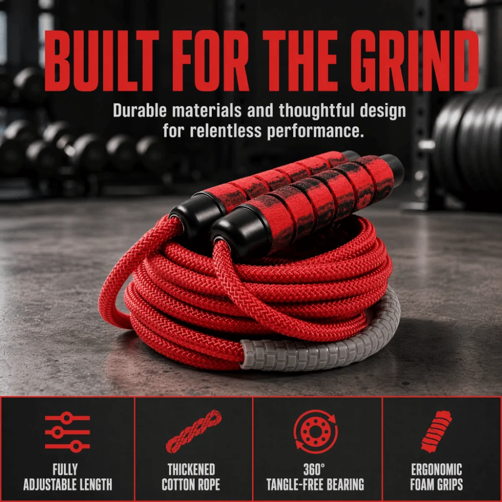 2pcs 5 Meters Length Multi Person Jump Rope Adjustable Handle Heavy Duty Rope Large Skipping Rope Group Use Design