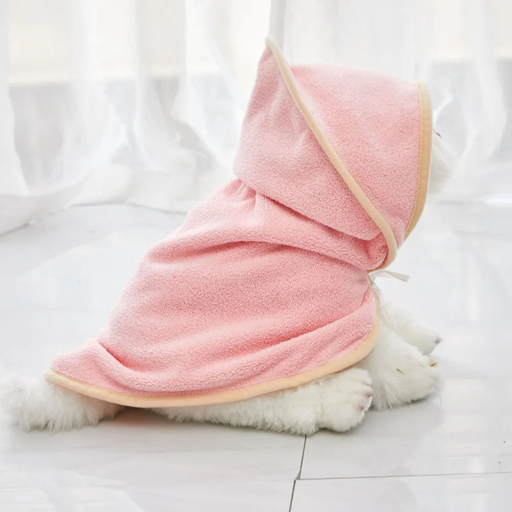 

Pet Fast Drying Comfortable Dog Bathrobe Water Absorbent Robust Puppy Robe for Bathing Drying Pet Bathrobe Dog Bath Towel