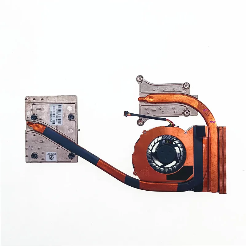 For HP ZBook 15 ZBook 15 G1 ZBook 15 G2 radiator module, copper tube heat conducting tube CPU fan 734291-001 AT0TJ001AC0