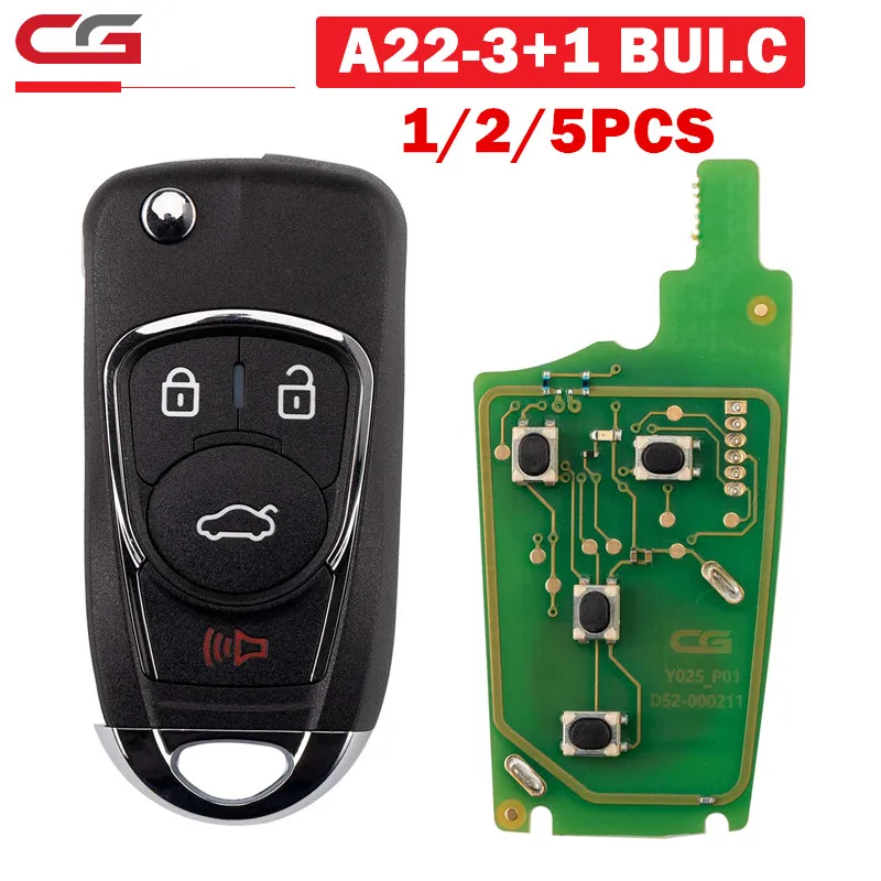 CG A22-3+1 BUI.C Новый стиль (Flip-4BTN) Дистанционный ключ для CGDI K2