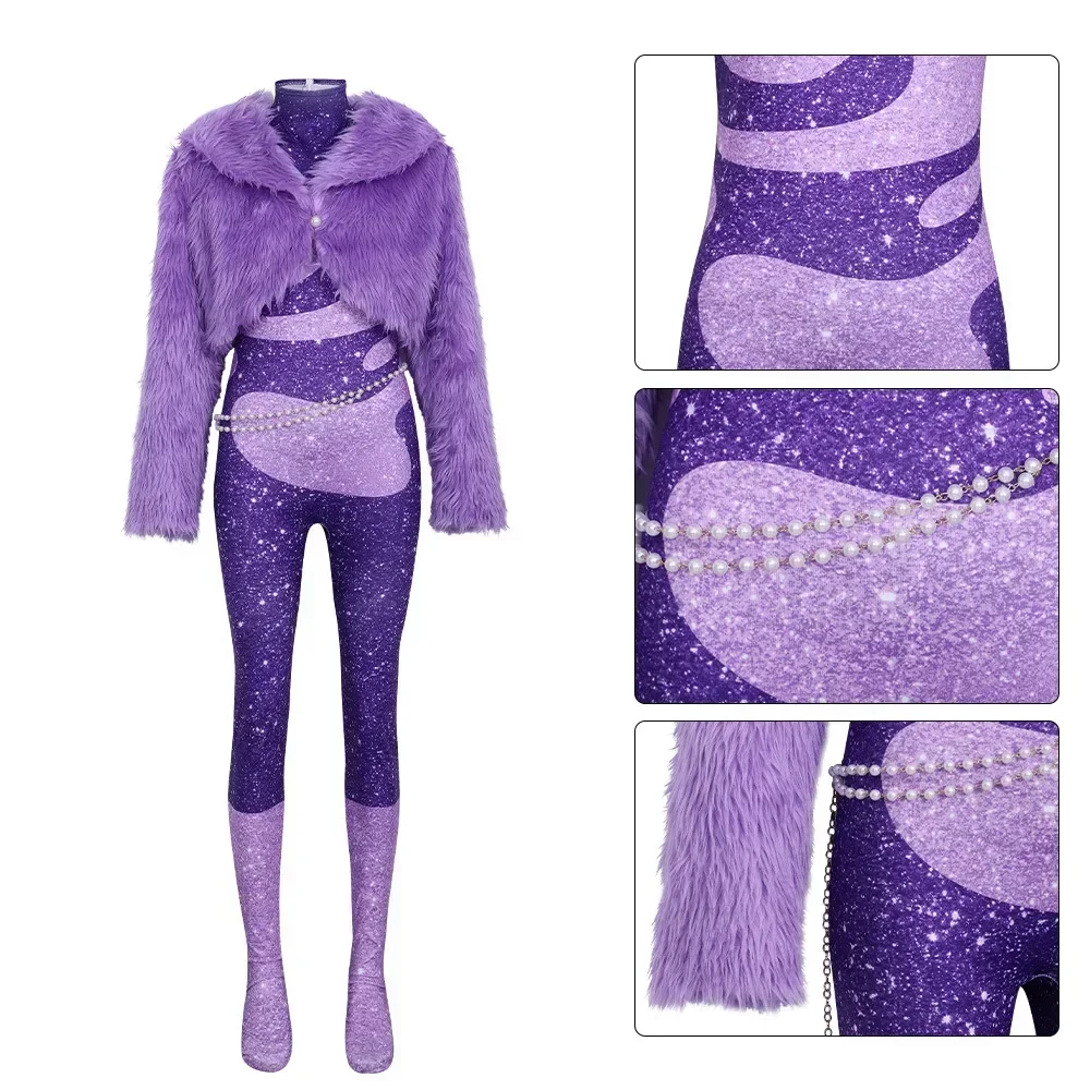 

2026 Gazelle Cosplay Costume Carnival Party Female Singer Stage Performance Outfits Halloween Anime Zootopia Dress Up Clothes