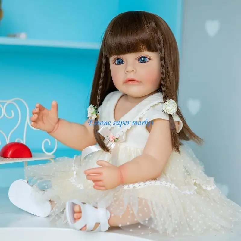 

090B Baby for Doll Hand Detailed Painting Newborn Vinyl Baby Dolls Playset