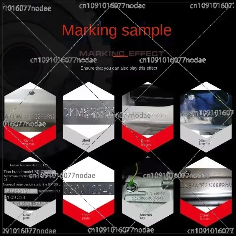 Portable Pneumatic Dot-Pin Marking Machine for Metal, 100*20mm Frame & Chassis Number, 220V/110V
