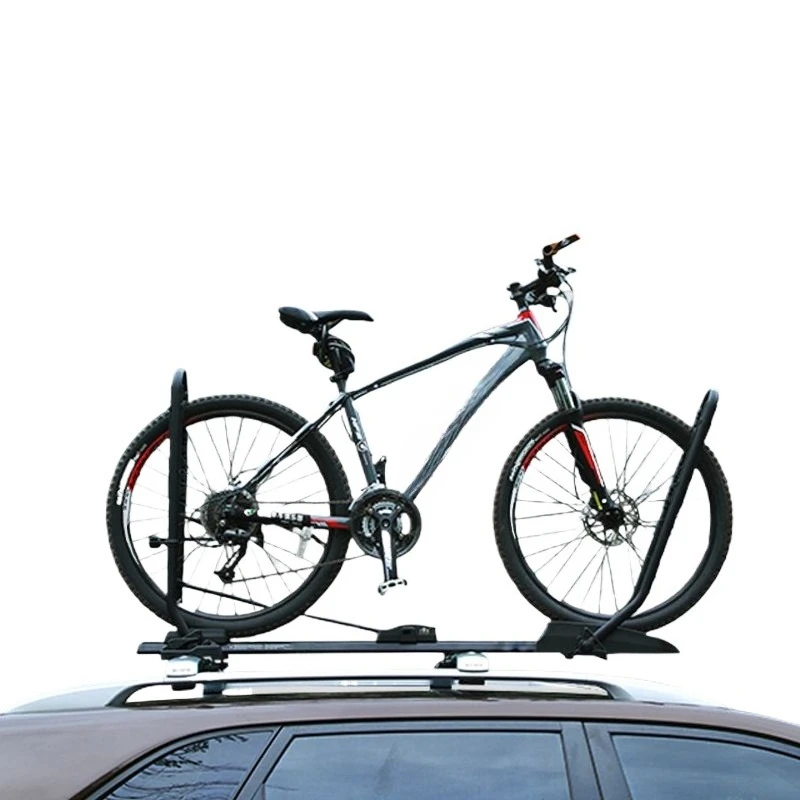 

Roof bicycle rack electric horse anti-theft vehicle holder