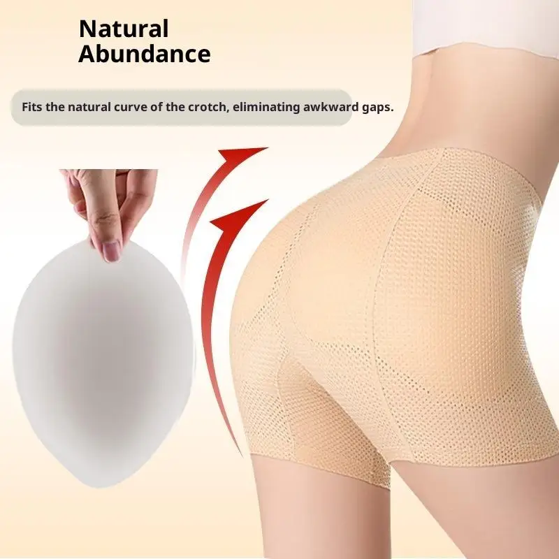 1Pairs Silicone Hip Sticker False Hip Width Pad Non-marking Hip Simulation Self-adhesive To Improve The Depression On Both Sides