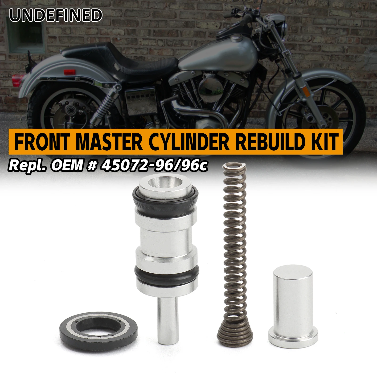 Motorcycle Front Master Cylinder Rebuild Kit 11/16' Replace OEM # 45072-96/96c For Harley Low Rider S Fat Bob Street Glide FLHX