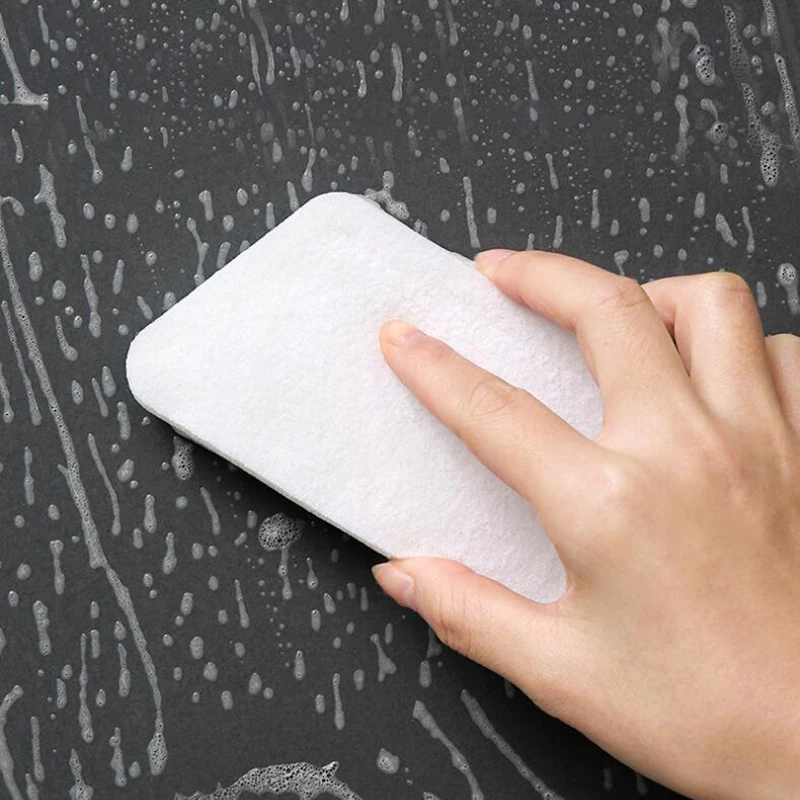 1PC Household Floor Bathtub Removable Sponge Scrubber Head Bathroom Accessory Multi-Functional Long Ceramic Cleaning Brush