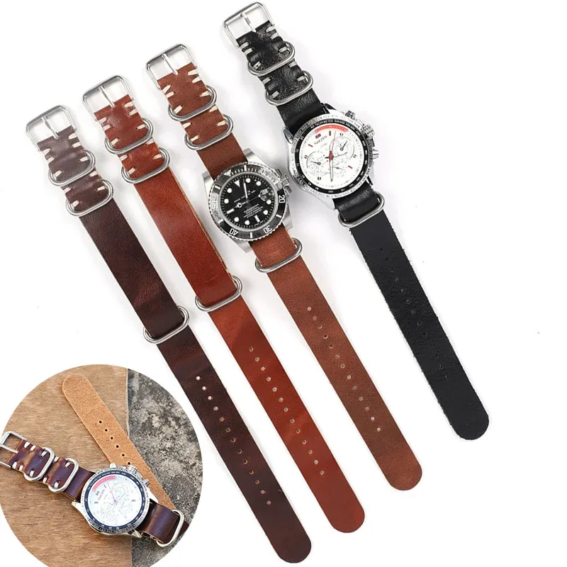 

Universal Cow Leather Watch Band 22mm 20mm Soft Wristband Watchband Replacement for Watch Bracelet Red Brown Black Coffee