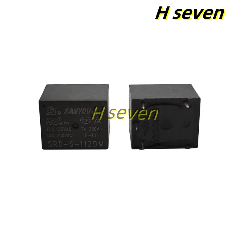 10pcs SRD-S-105DM SRD-S-112DM SRD-S-124DM 4Pin 10A Power Relay 5VDC 12VDC 24VDC