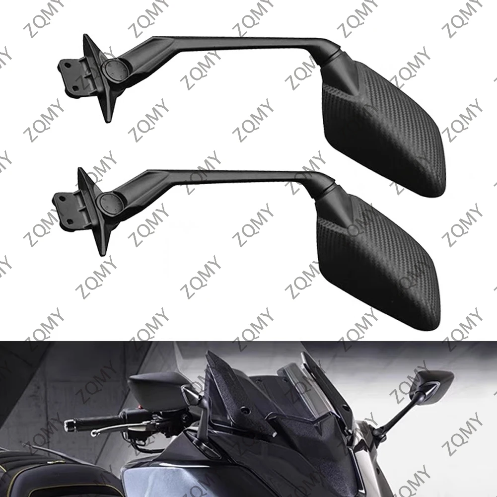 

2 шт., боковые зеркала заднего вида для мотоцикла Yamaha T-MAX 530 2012 2013 TMAX 2014 12 13 14