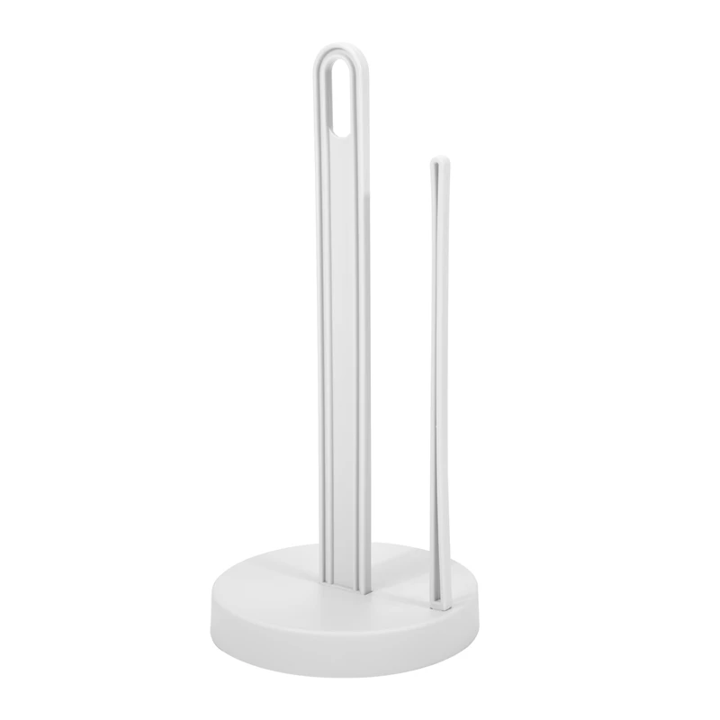 

Toilet Kitchen Paper Towel Roller Tissue Holder Plastic Rack Desktop Floor Vertical Napkins Stand Bathroom Storage