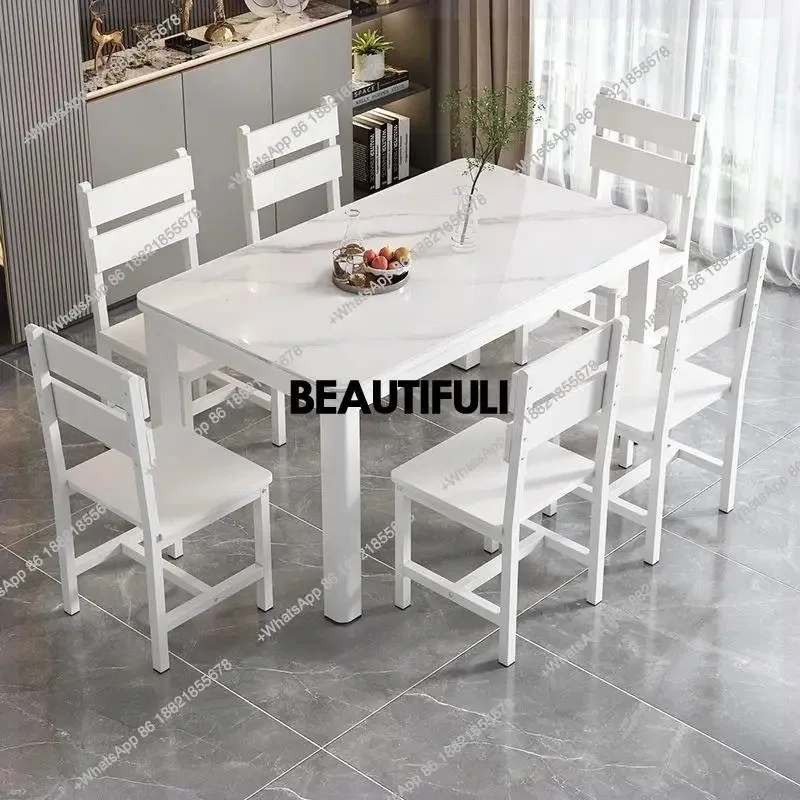 

R Eating Wood Dining Tables White Square Design Luxury Wooden Dining Tables Modern Space Saving Mesas De Jantar Home Furniture