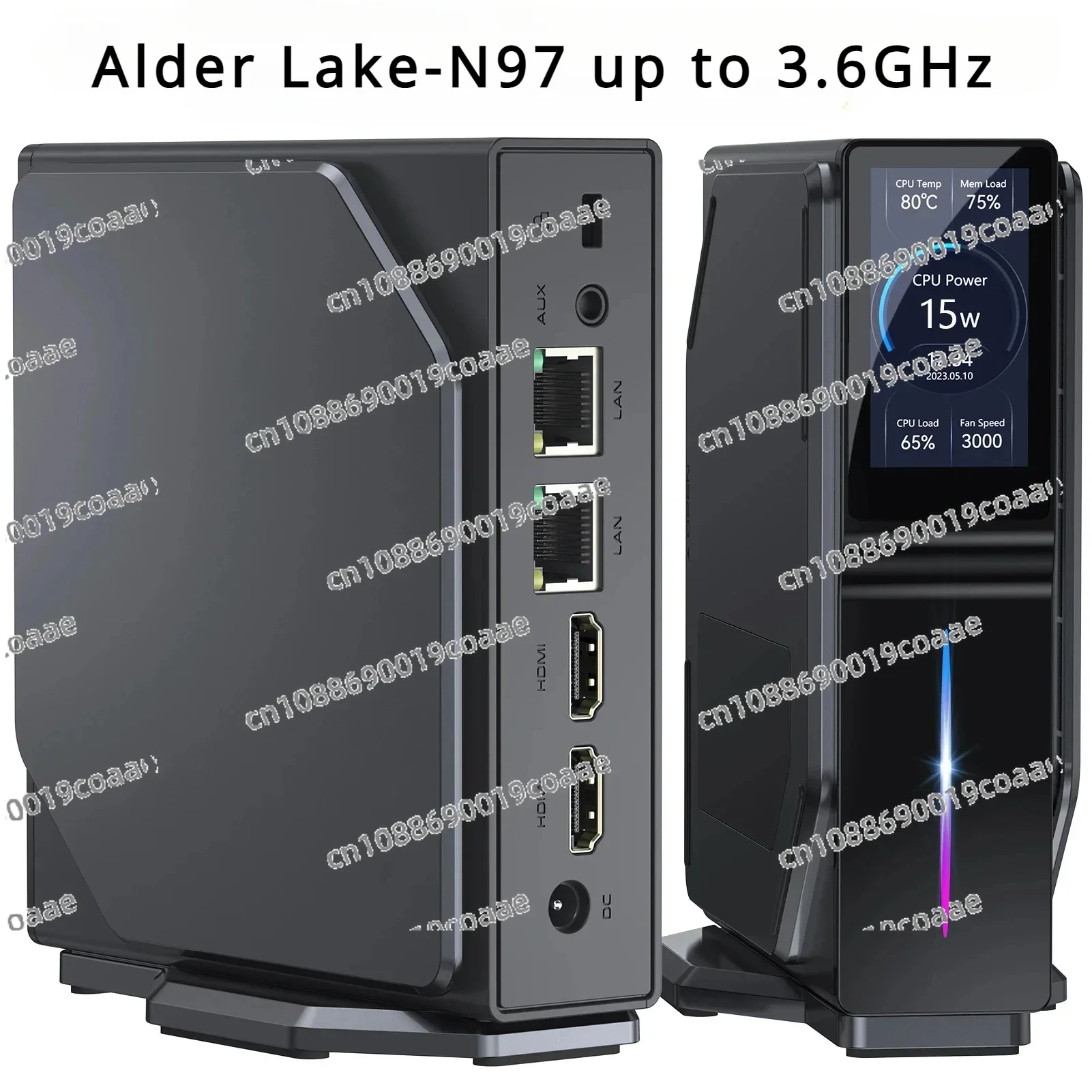 SZBOX S1 Alder Lake N97 MINI PC TDP 25W Windows 11 DDR4 3200MHz 16GB 512GB WIFI6 BT5.2 USB2.0*2 USB3.0*2 Computer da gioco PK N100