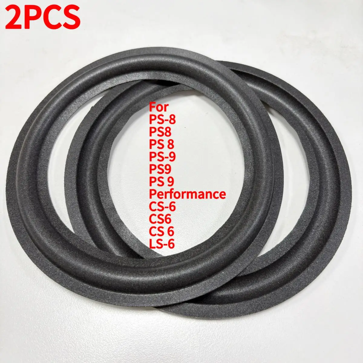 For ESS PS-8 PS8 PS 8 PS-9 PS9 PS 9 Performance CS-6 CS6 CS 6 LS-6 Speaker Foam Repair Folding Edge Ring （2PCS）