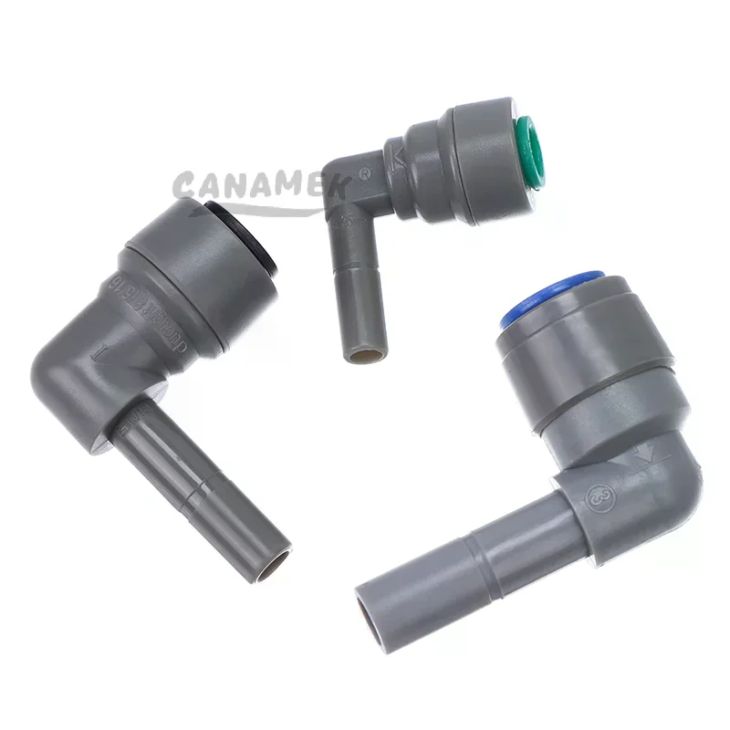 High Quality 6.35MM 8MM 9.5MM Male To Female Elbow Plastic Quick Connect Pipe Hose Connector Push-in Fittings Joint
