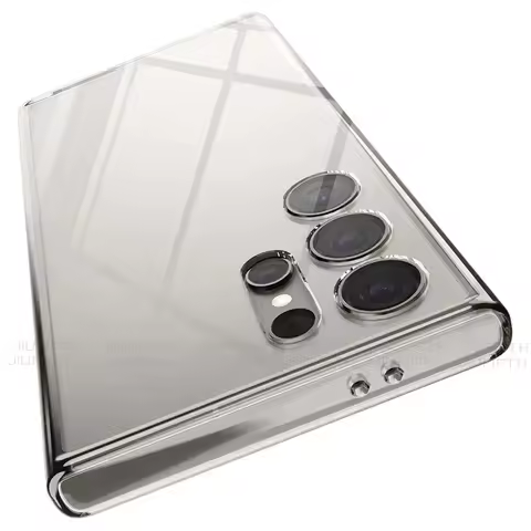 Ultra Thin Clear Silicone Soft TPU Case For Samsung Galaxy S25 Ultra S24 S23 S21 S20 FE S22 U S25U Plus Bumper Capa Cover Fundas