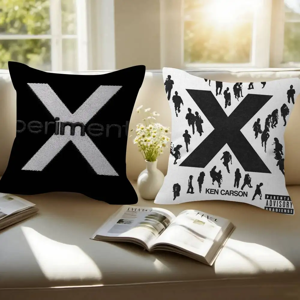 K-Ken Carson Xperiment Rapper   Pillow Gift Home Office Decoration Pillow Bedroom Sofa Car Cushion CoverPillow Case