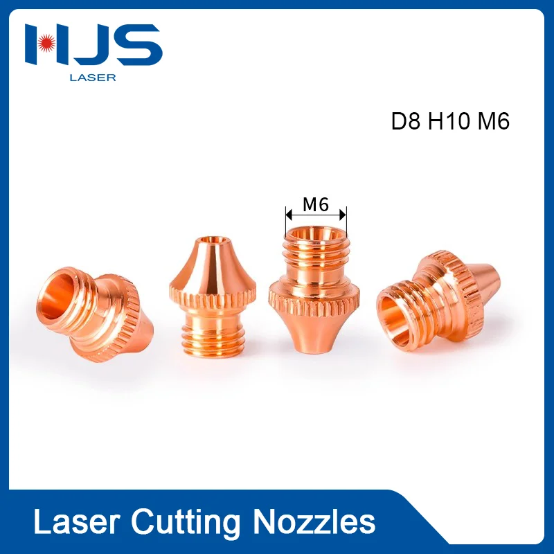 HJS Laser 10Pcs/lot High - Power 3D Mini Laser Nozzle M6 - EBG 0937989 Cutting Machine Accessory Spray Head for Cutting Machines