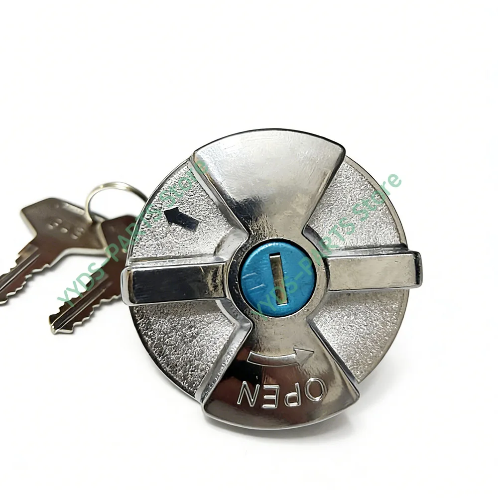 For HINO DUTRO 300 TOYOTA DYNA Fuel Tank Cover Cap Truck With Keys Zinc Alloy 69058-37080 77310-89106 view 6
