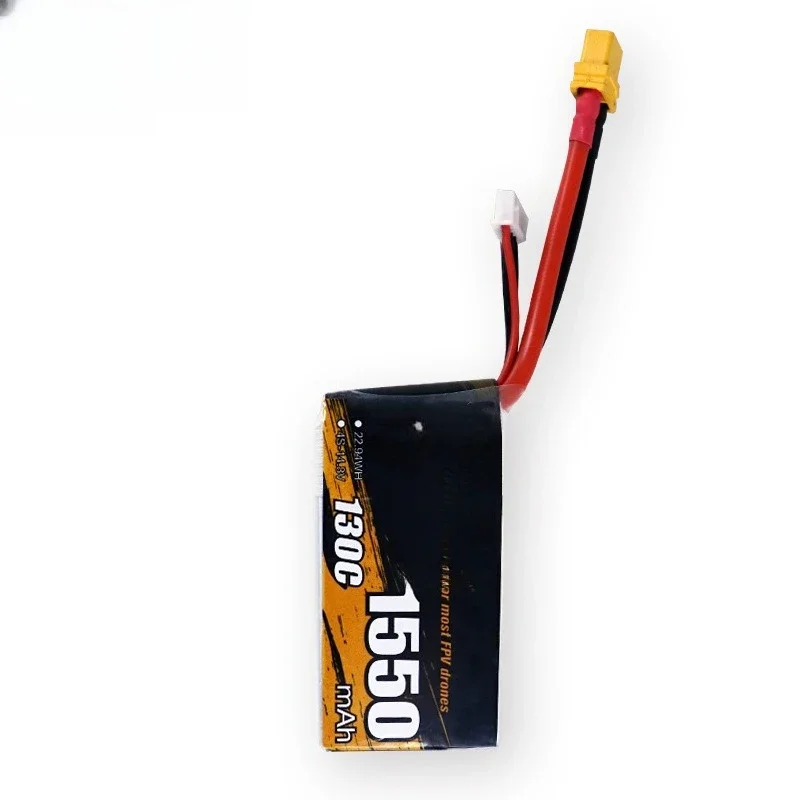 1550mAh 4S 14.8V 130C Lipo Battery For Shadow Series FPV Racing Drone