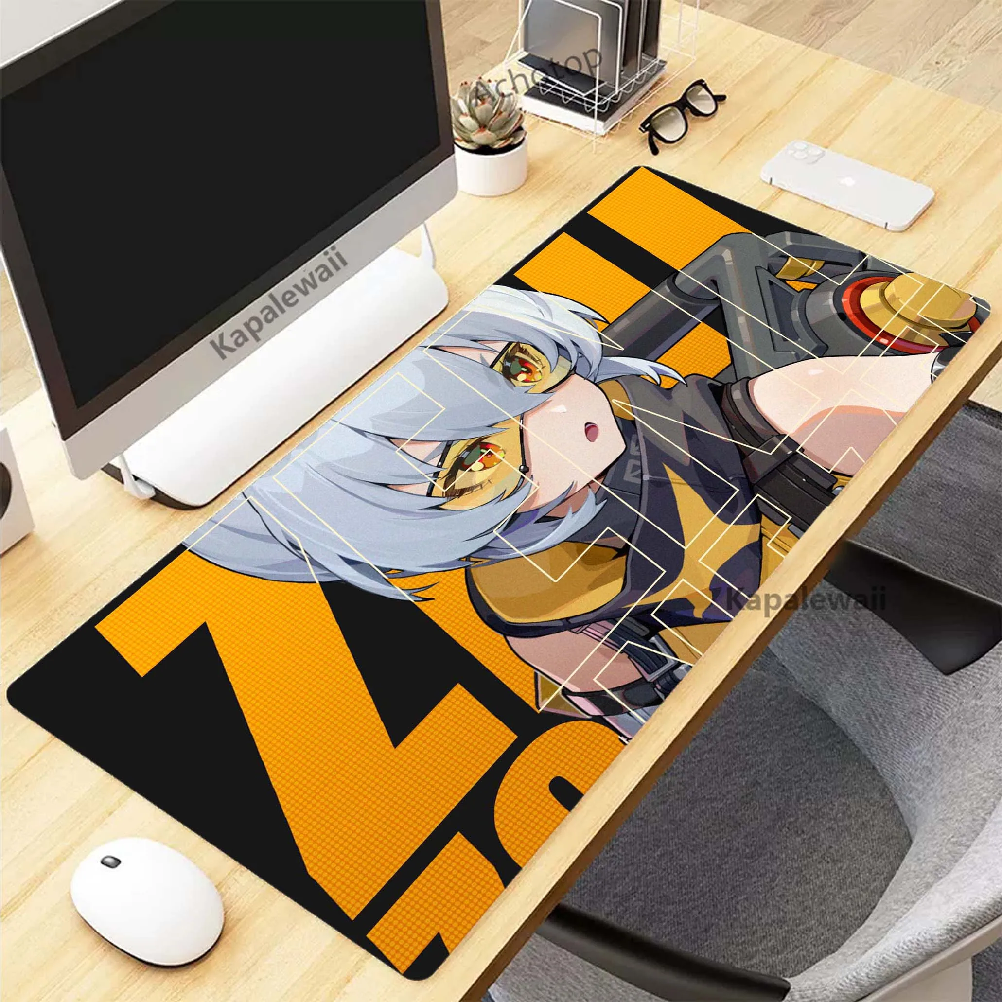 

Zenless Zone Zero Anime Large Mousepad XXL Office Mouse Pad Gaming Carpet Locking Edge Mouse Mat Game Keyboard Pads 90x40cm