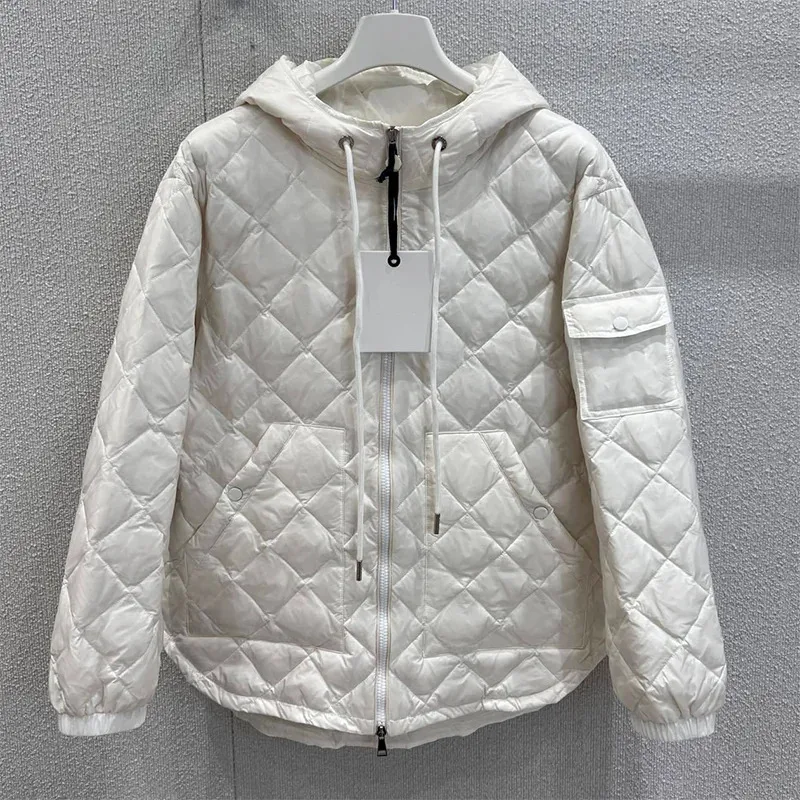 

High quality winter Cotton Padded oversized hooded vintage Loose Casual Jackets for Women Coats with zipped and pockets 25821128
