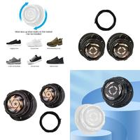 Y1UC Metal Wire Automatic Buckle Rope Sneaker No Tie Shoe Laces for Kid Adult