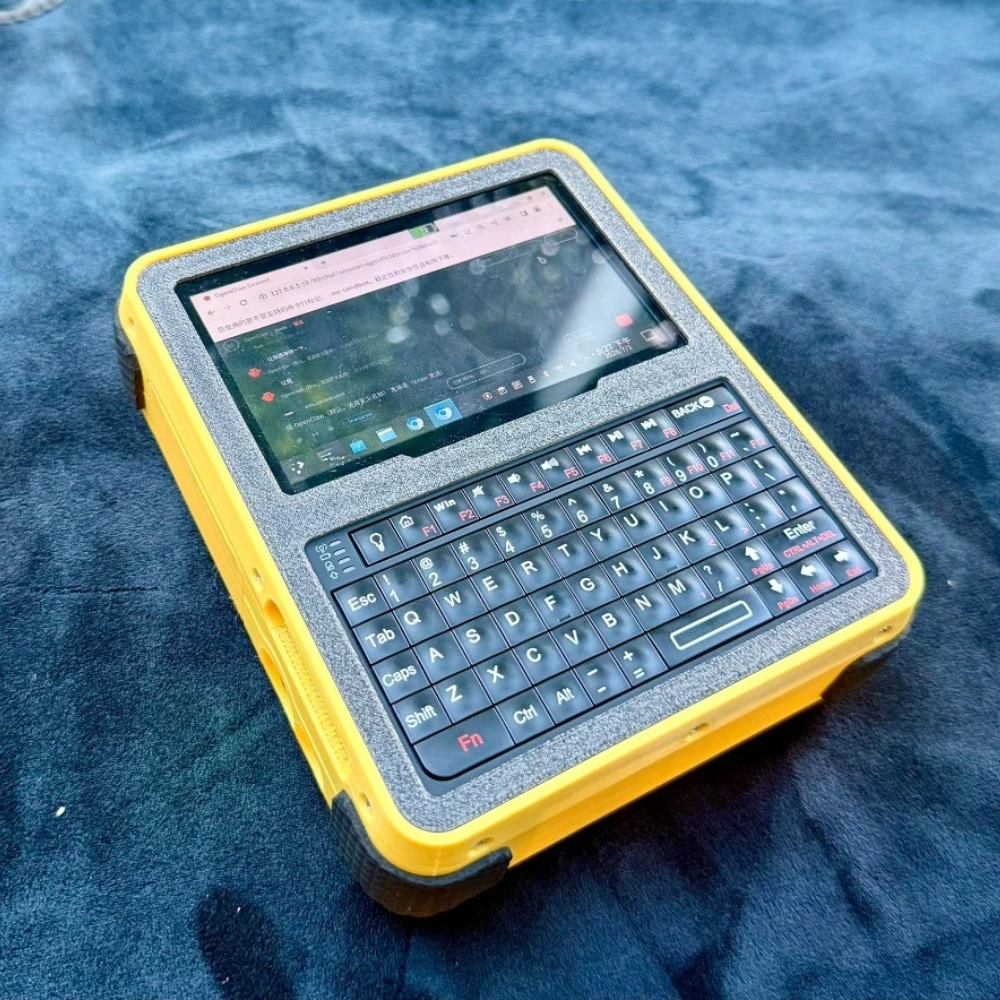 2.0 Raspberry Pi keyboard Handheld Computer for Raspberry Pi Pi3, 4, 5, Rock5c Bluetooth Screen Keyboard Computer Accessories