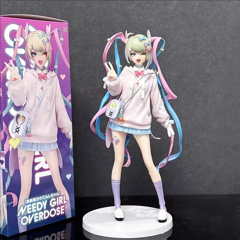 NEEDY STREAMER OVERLOAD OMGkawaiiAngel chan Anime Girl Figure POP UP PARADE Ame-chan/Super Ten-Chan Action Figure Model Doll Toy