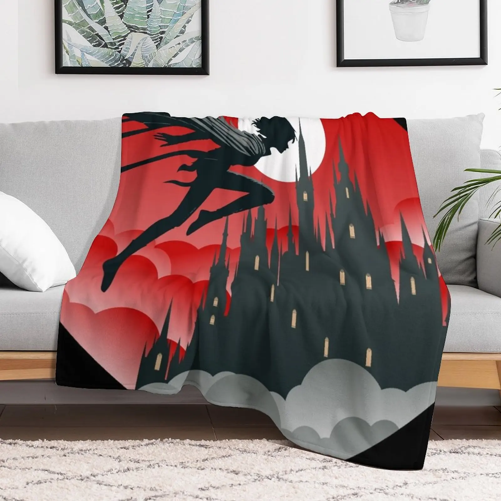 Vin in Luthadel - Mistborn Throw Blanket Tourist halloween Blankets