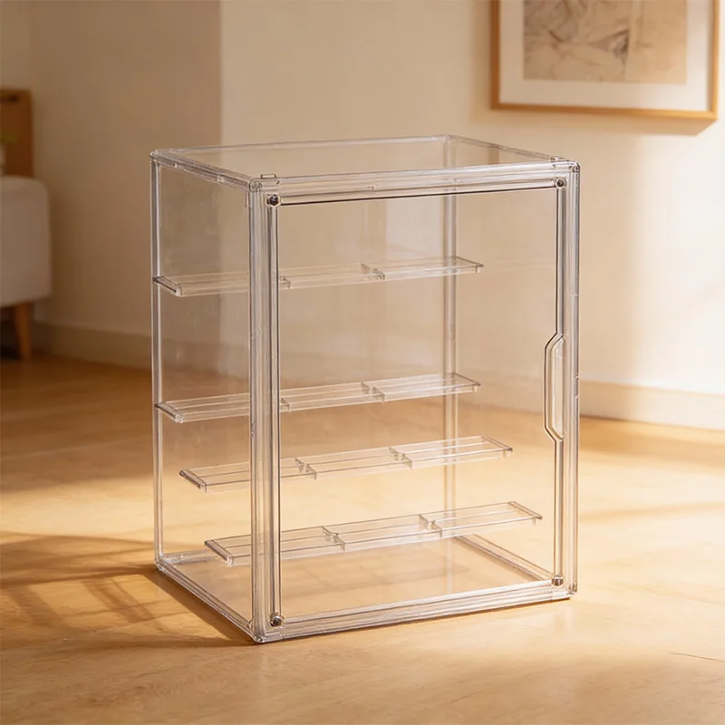 

Полка для демонстрации с несколькими полками, органайзер для фигурок, компактная витрина для предметов коллекционирования