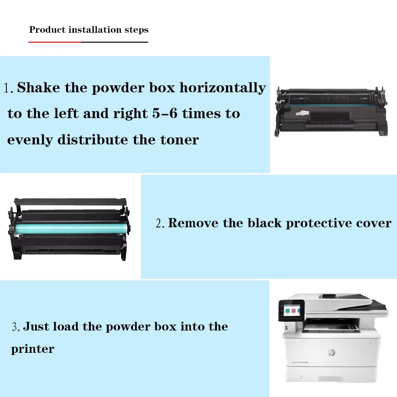 Imagem -06 - Cartucho de Toner para hp Laserjet Pro Cf258a Cf259a Cf276a Cf277a M304a M404dw M404dn M404n Mfp M428fdw M428dw M428fdn