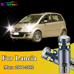 2Pcs T10 LED Car Bulbs Clearance Lamp For Lancia Musa 2004 2005 2006 2007 2008 2009 2010 2011 2012 Car Interior Parking Lights