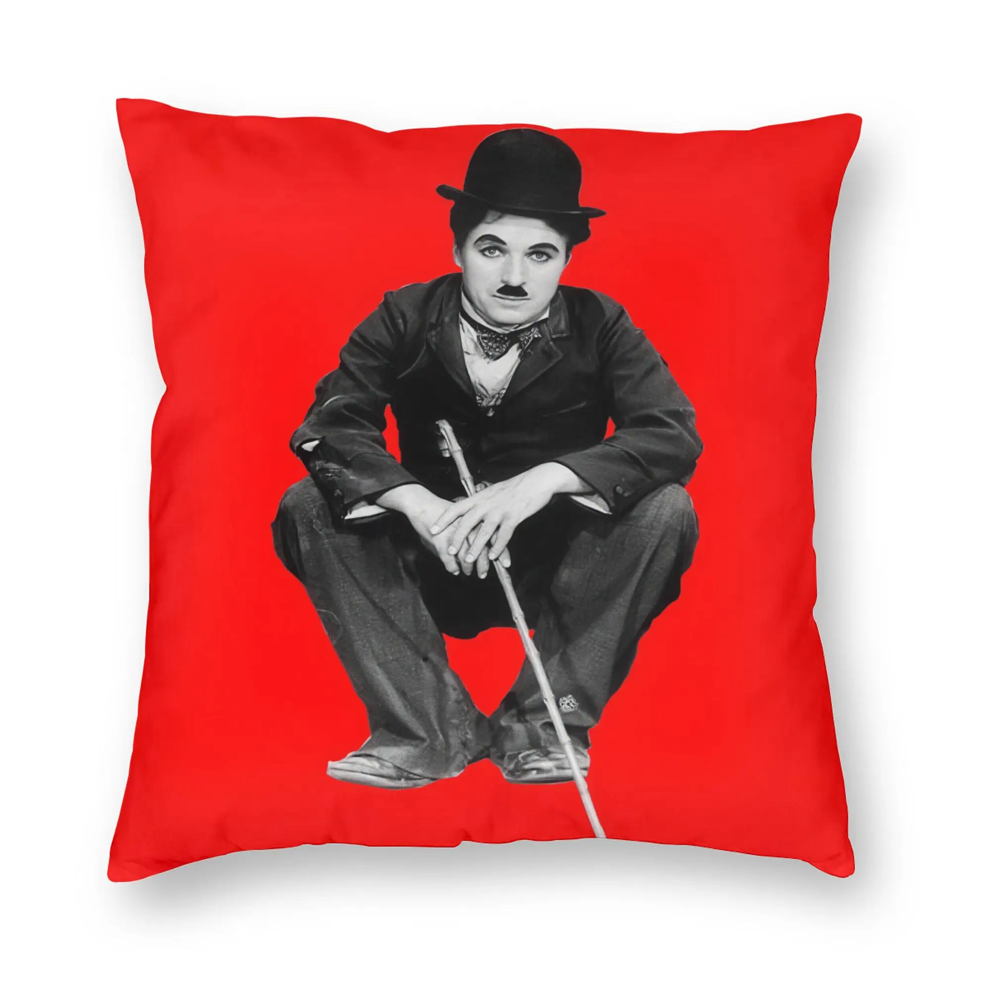 Celebrity C-Charlie C-Chaplin Pillow Case  Print Pillow Cover Fashion Pillowcases For Living Room Sofa