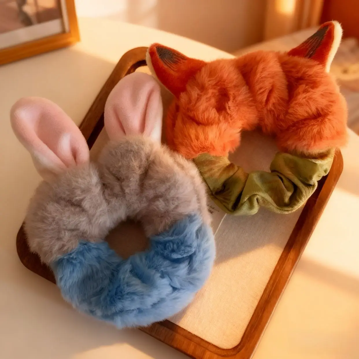 1 قطعة ل Zootopia الشعر حلقة جودي هوبس نيك وايلد التعادل Scrunchies للنساء الفتيات مرونة إكسسوارات الشعر شخصية حيوان لطيف #1