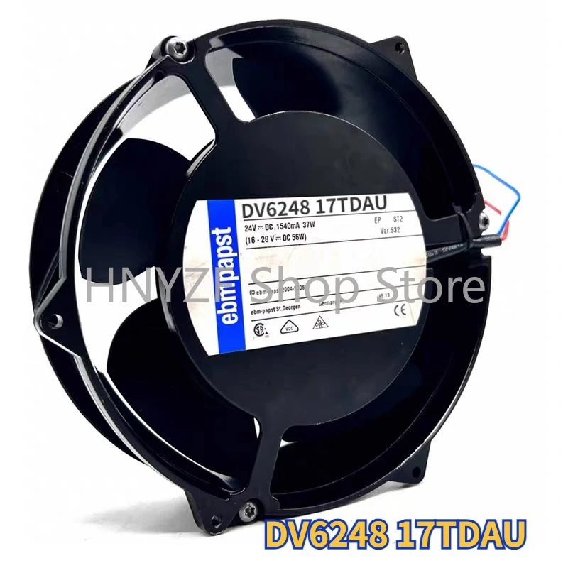 Original German super large air volume speed regulating fan DV6248/17TDAU DV6248U 48V