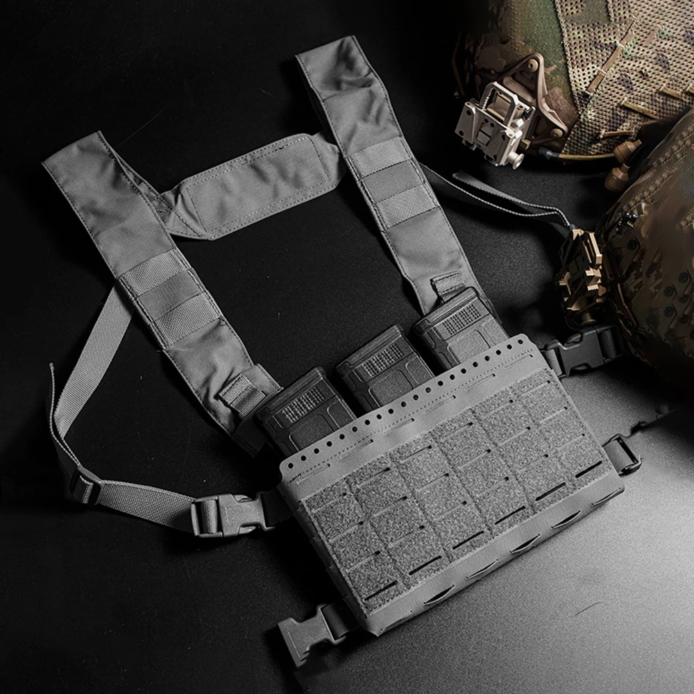 Tactical Chest Rig MK5 Mag Pouch Spiritus Molle System Micro Fight Chassis Front Panel JPC Plate Carrier Airsoft Gear