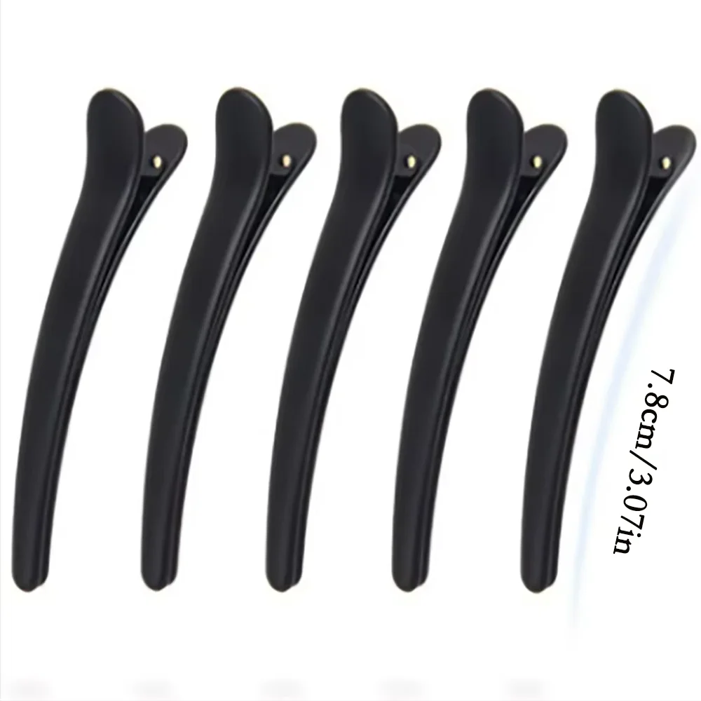 10 Stück/Set große Haarspangen – Entenschnabel- und Fischschnabel-Haarnadeln, Haarspangen mit starkem Griff und Kunststoffrand für dickes Haar – Detail 3