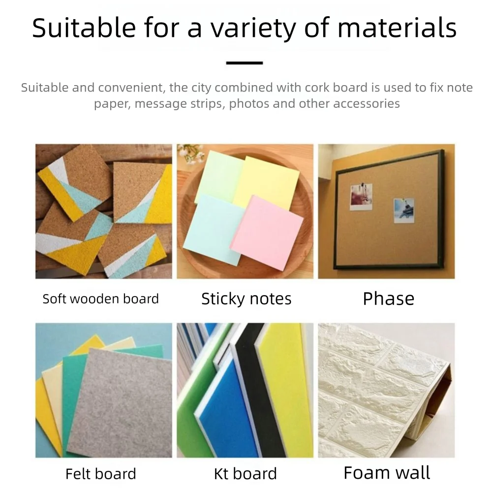 30Pcs Creative Cloud Shape Push Pins 3D Reusable Thumb Tacks with Box Multifunctional Decorative Studs Wall Markers