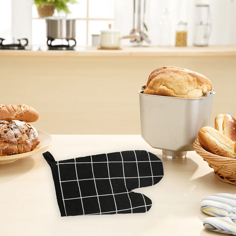 

2Pcs Heat Resistant Oven Mitts Kitchen Gloves Non Slip Pot Holders for Baking Grilling Oven Mitts Pot Holders