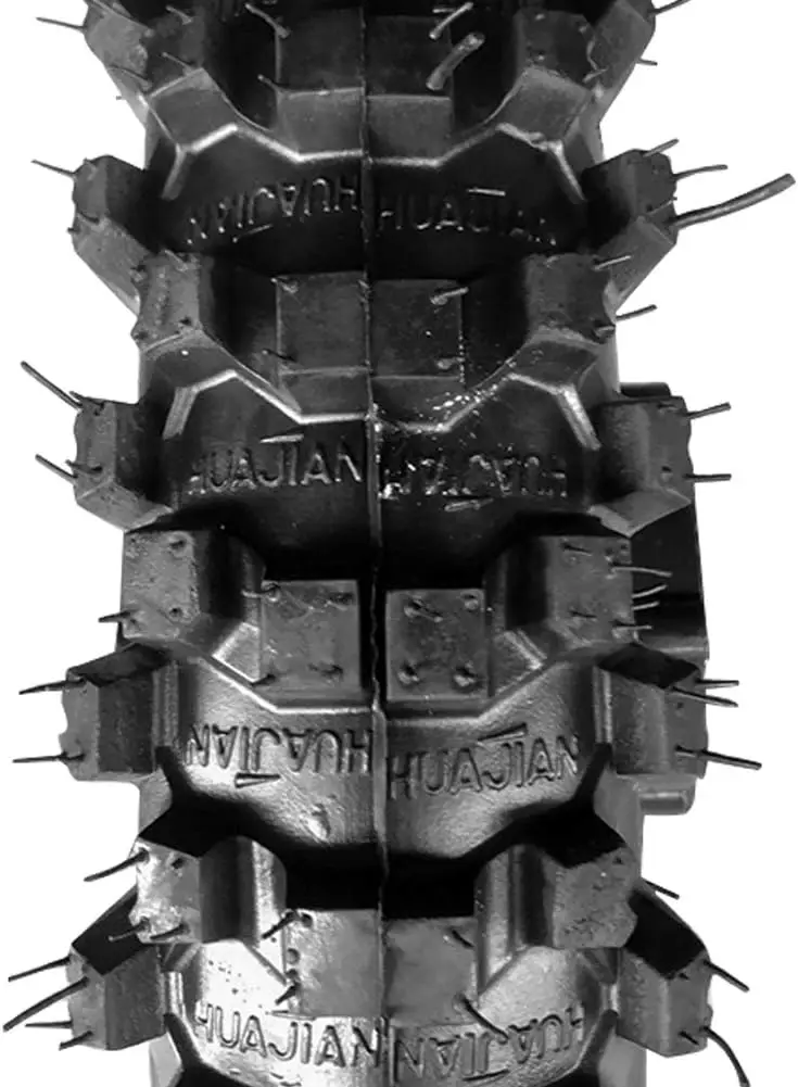 Aro da roda do pneu traseiro de 80/100-12 polegadas com freio a disco e rolamentos de 12 mm para bicicleta suja