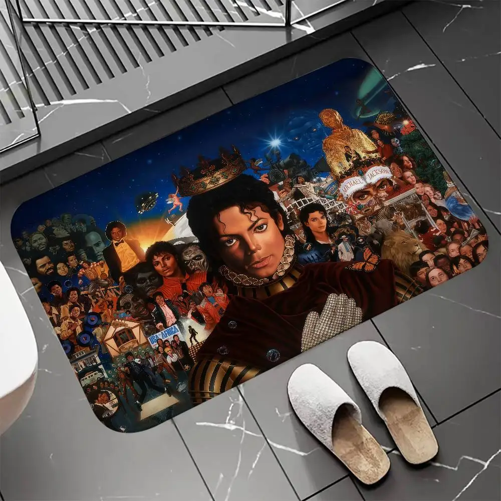 

M-Michael J-Jackson Dangerous Floor Mat Entrance Doormat Bath Mats Non-slip Mat Carpets Carpet Entrance of House Custom Kitchen