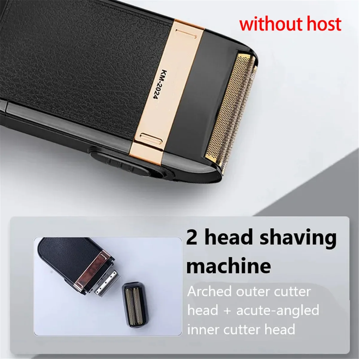 Replace Shaver Blade Head for Kemei KM-2024 Electric Shaver for Men'S Mesh Blade Net Beard Shaving Parts